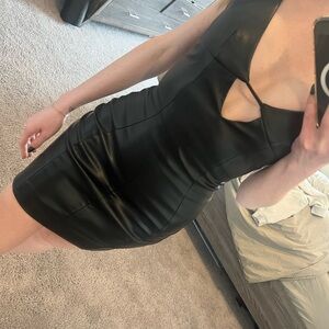 Babyboo faux leather mini